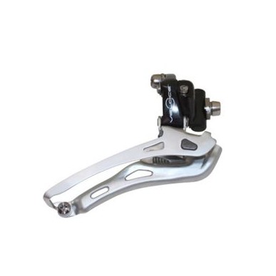 DERAILLEUR ROUTE AVANT CAMPAGNOLO 10V. VELOCE A BRASER DOUBLE NOIR