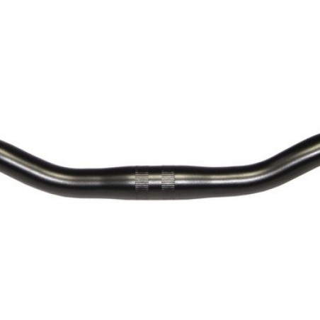 CINTRE ERGOTEC CITY ACIER 620mm 25.4 14º NOIR - 16280001 - 4016538081899