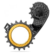CHAPE DÉRAILLEUR ABS.BLACK HOLLOWCAGE SHIMANO 8100 CARBON.OR - TCRCAGEU81/BK-GL - 5110846005239