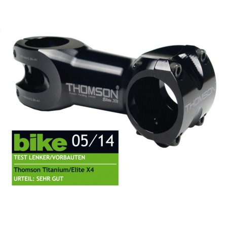 THOMSON POTENCE A-HEAD ELITE X4 NOIR 1-1/8   X 0° X 120MM X - 115101-35-BK - 875850002203