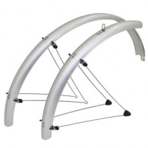GARDE BOUE VTT TRINGLES 26" STRONGLIGHT COUNTRY 60mm NOIR (PAIRE) AVEC FIXATION CLASSIC TRINGLES INOX