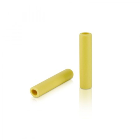 XLC GR-S31 JEU DE POIGNÉES DE SILICONE 130 mm JAUNE - 2501581018 - 4055149122850