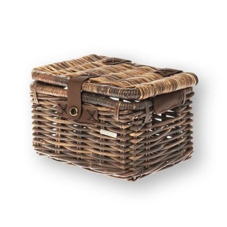 PANIER AVANT BASIL DENTON EN OSIER MARRON A/COUVERCLE 18 L - 13060 - 8715019130601