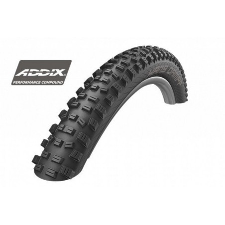 PNEU SCHWALBE HANS DAMPF 26x2.35 TUBELESS READY SOUPLE NOIR - 11601124 - 4026495847810