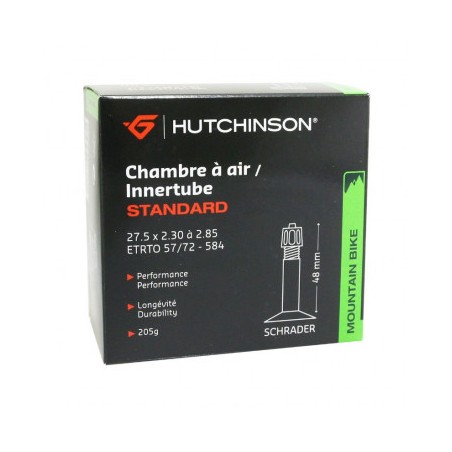 CHAMBRE A AIR VELO 27.5 x 2.30-2.85 HUTCHINSON VALVE STANDARD 48mm