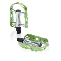 XLC PD-M15 PÉDALES VTT/ATB ULTRALIGHT 104x63MM ARGENT/VERT - 2501812053 - 4032191953328