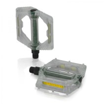 XLC PD-M16 PÉDALES PLATEFORME TRANSPARENT 111x100MM GRISES - 2501813601 - 4032191953540