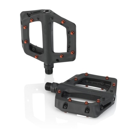 PÉDALES PLATEFORME XLC PD-M23 NOIR/ROUGE - 2501813621 - 4055149219840