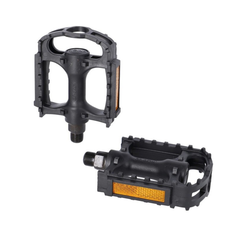 XLC PeDALES SPORT 9/16   A/CRAMPONS GOMME GR/NR A/ReFLECTEUR - 2501840910 - 4055149356477