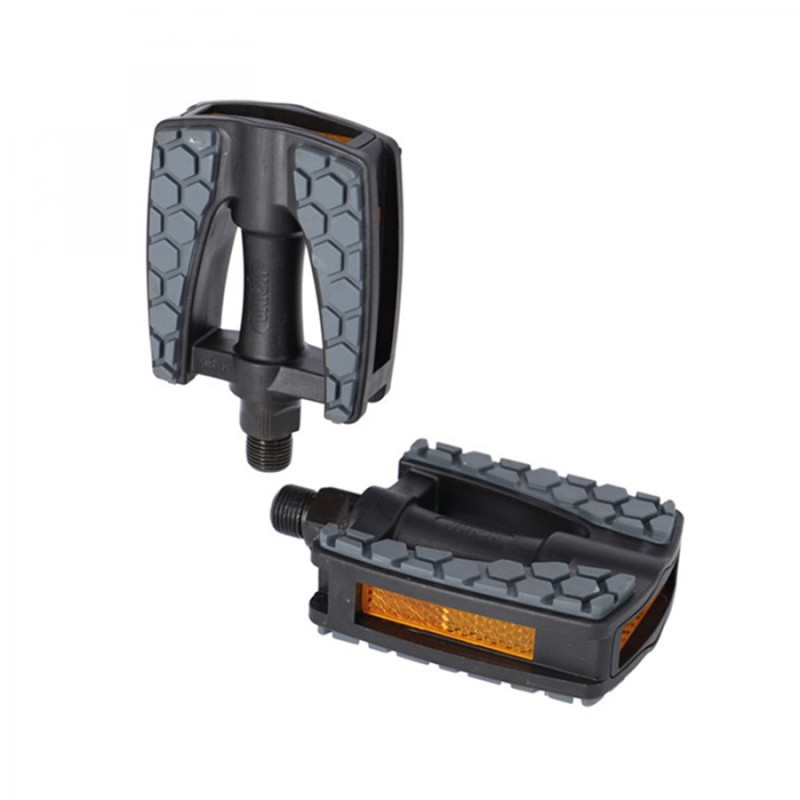 XLC PeDALES ENFANT/JUNIOR 9/16   NOIRES/GRISES A/ReFLECTEURS - 2501840930 - 4055149356507