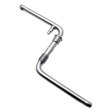 MANIVELLE BMX 165 P2R ACIER CHROME