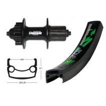 R.AR.26x1.90 WI.EXAL XL25 36TR.DI.6VI.DEOREXT BL.RA.135 8/11 - 2146625900 - 4032191651583