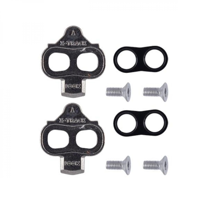 CALE PEDALE VTT LOOK X TRACK MOBILE /- 6° GRIS COMPATIBLE SPD (PR) CALE PEDALE VTT LOOK X TRACK MOBILE /- 6° GRIS COMPATIBLE SPD (PR)