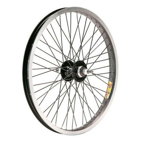 ROUE ARRIÈRE GURPIL BMX 20x2.125 MOYEU ALU.48 RAYONS AXE 9.5 - 31048 - 8420011310486