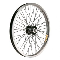 ROUE ARRIÈRE GURPIL BMX 20x2.125 MOYEU ALU.48 RAYONS AXE 9.5 - 31048 - 8420011310486