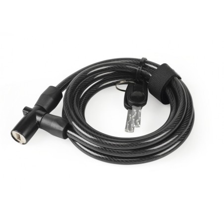 XLC LO-L14 ANTIVOL CÂBLE SPIRAL Ø8mm/180cm NOIR - 2502322000 - 4055149117818