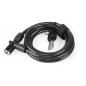 XLC LO-L14 ANTIVOL CÂBLE SPIRAL Ø8mm/180cm NOIR - 2502322000 - 4055149117818