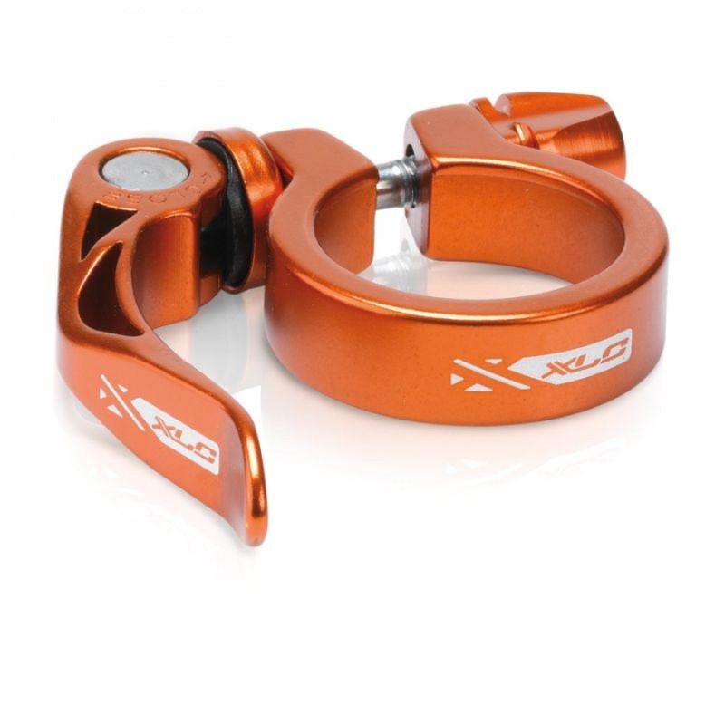 XLC PC-L04 COLLIER TIGE ALU FERMETURE RAPIDE 34.9 mm ORANGE - 2502064116 - 4032191956336