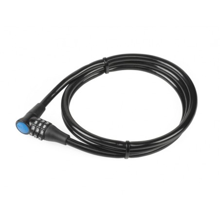 XLC ANTIVOL CÂBLE COMBINAISON 8/1200 mm NOIR - 2502322050 - 4055149117863