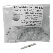 SACHET 50 UNITÉS RACCORD FASI  À BRASER P/CÂBLE TRANSPARENT - 106130008 - 4025923005129