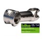 POTENCE A-HEAD THOMSON ELITE X4 ARGENT 1-1/8   X 0° X 40MM X - 115101-74-SL - 875850006591