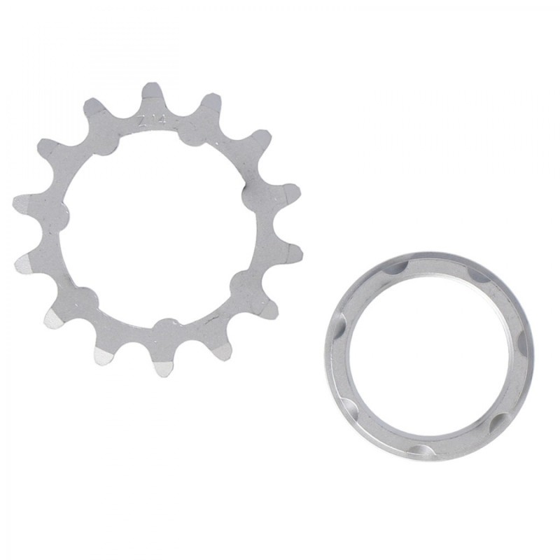 XLC COURONNE 1 1/8? 14 DENTS CHROMÉE MATE - 2502475000 - 4055149412432