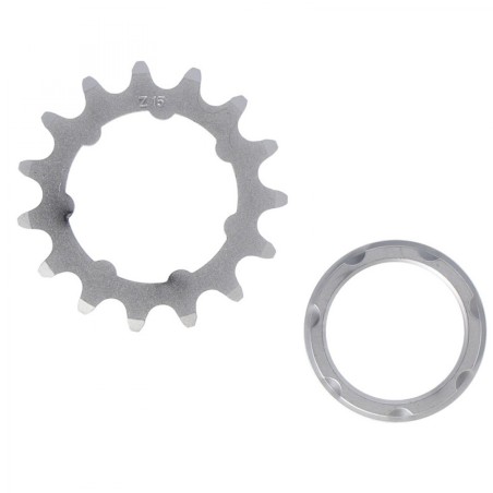 XLC COURONNE 1 1/8? 15 DENTS CHROMÉE MATE - 2502475100 - 4055149412456