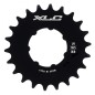 XLC COURONNE 1 1/8? 22 DENTS CHROMÉE MATE - 2502476300 - 4055149412548