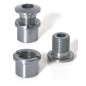 XLC CR-X01 JEU DE 5 VIS POUR PLATEAU 7 mm TITANE - 2502840001 - 4055149037796