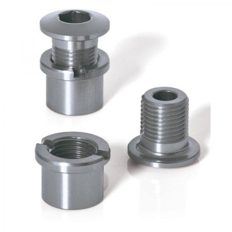 XLC CR-X01 JEU DE 5 VIS POUR PLATEAU 7 mm TITANE - 2502840001 - 4055149037796