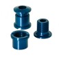 XLC CR-X01 JEU DE 5 VIS POUR PLATEAU 7MM BLEU - 2502840009 - 4032191816388
