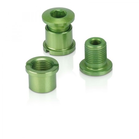 XLC CR-X01 JEU DE 5 VIS POUR PLATEAU 7MM VERT CITRON - 2502840018 - 4032191956398
