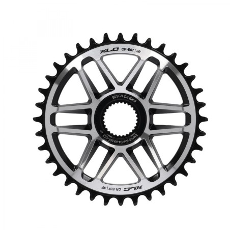 XLC CR-E07 PLATEAU E-BIKE DM 36D POUR BOSCH GEN4 ARGENT/NOIR - 2502860150 - 4055149464424
