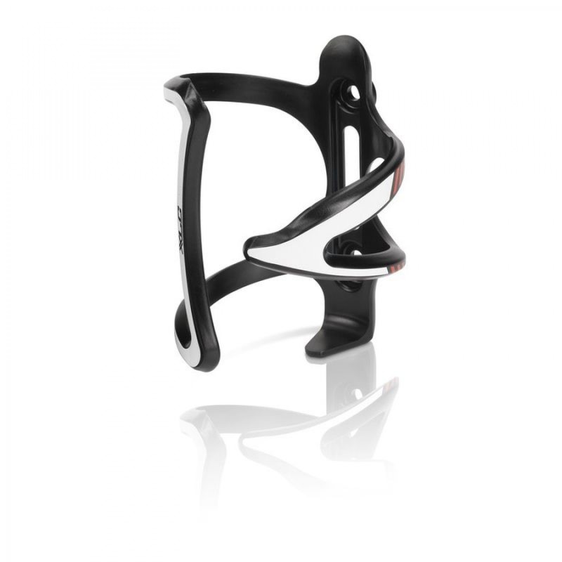 XLC BC-S05 PORTE-BIDON SORTIE LATÉRALE PLASTIQUE NOIR/BLANC - 2503210400 - 4055149018153