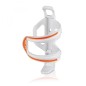 XLC BC-S06 PORTE-BIDON SORTIE LATÉRALE RÉVERSIBLE BLA/ORANGE - 2503210602 - 4055149094386