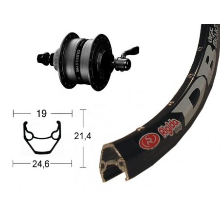RO.AVA.28x1.75 WINORA RIG.ZAC 2000 DISQUE CL DINAMO DH3D35 N - 2146692700 - 4032191886398