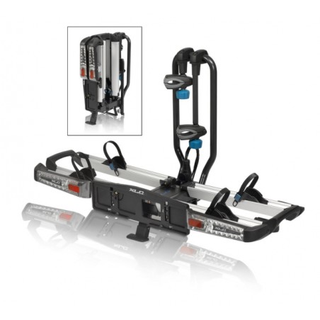 XLC CC-C05 PORTE-VÉLO PLIANT AZURA XTRA LED 2 VÉLOS - Q1801-8000/XLC Azura Xtra - 4055149266486