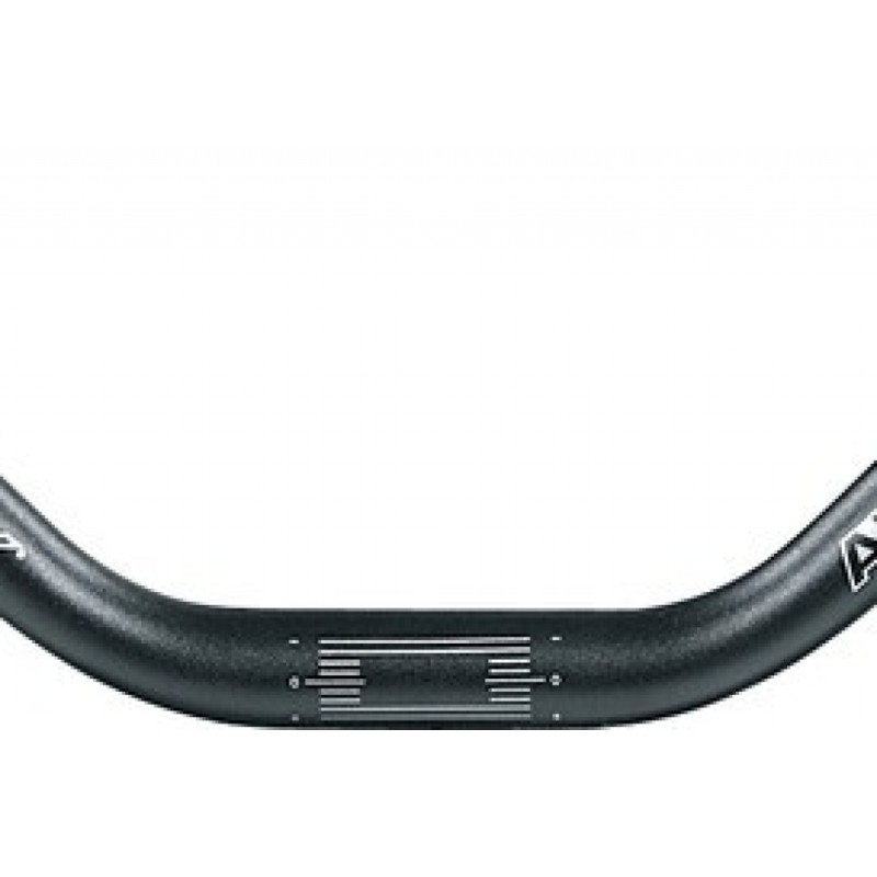 CINTRE ERGOTEC RISER ALU 700mm 25.4 H.70mm 12º NOIR MAT - 16730001 - 4016538012091