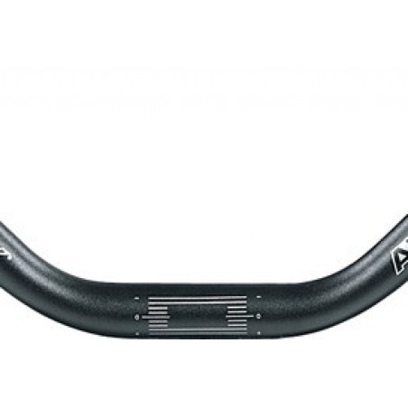 CINTRE ERGOTEC RISER ALU 700mm 25.4 H.70mm 12º NOIR MAT - 16730001 - 4016538012091