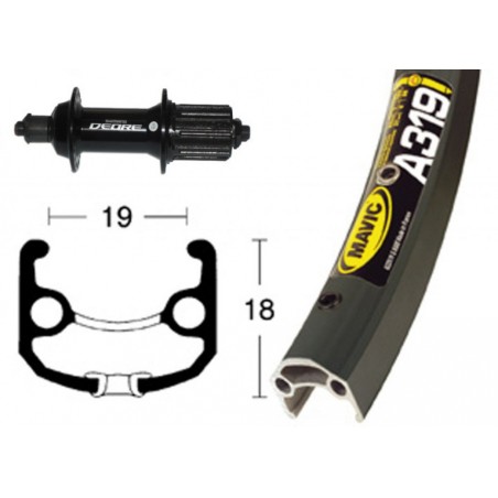 RO.ARR.28x1.75 WINORA MAVIC A319 36 TR.SH.DEORE BLO.RA.135 N - 2146710900 - 4032191563657