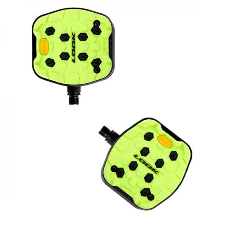 PEDALE VTT/TREKKING/CITY LOOK TRAIL GRIP VIBRAM LIME 530GR (PR) PEDALE VTT/TREKKING/CITY LOOK TRAIL GRIP VIBRAM LIME 530GR (PR)