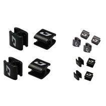 SET FIXE-CÂBLES JAGWIRE CÂBLES DÉR.ARR.4mm/FREIN 5mm (4 U) - CHA167 - 4715910041642