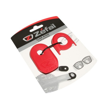 PROTECTION MANIVELLE ZEFAL CRANK ARMOR ROUGE (PAIRE)