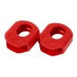 PROTECTION MANIVELLE ZEFAL CRANK ARMOR XL ROUGE (52 x 42,5 x 17,5 mm) (PAIRE)