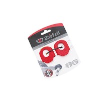 PROTECTION MANIVELLE ZEFAL CRANK ARMOR XL ROUGE (52 x 42,5 x 17,5 mm) (PAIRE)