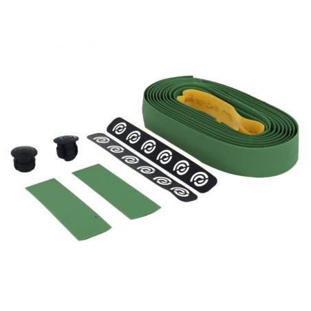 Ruban de guidon Bike Ribbon cork gel vert mat