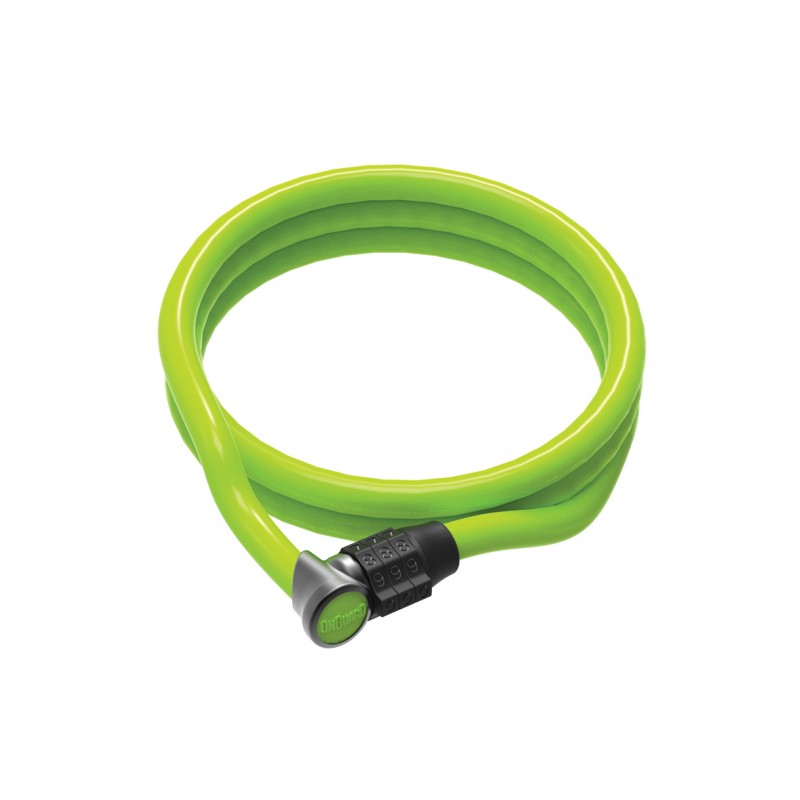ANTIVOL SPIRAL ONGUARD NEON LIGHT COMBO 120 cm x 8 mm VERT - 8193GR - 7290001283370