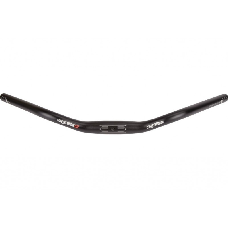 CINTRE ERGOTEC TREKKING ALU 590mm 31.8 H.35mm 47º NOIR MAT - 15059001 - 4016538098538