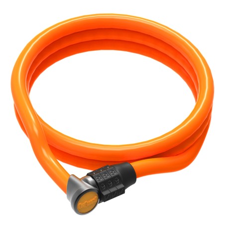 ANTIVOL SPIRAL ONGUARD NEON LIGHT COMBO 120 cm x 8 mm ORANGE - 8193OR - 7290001283400