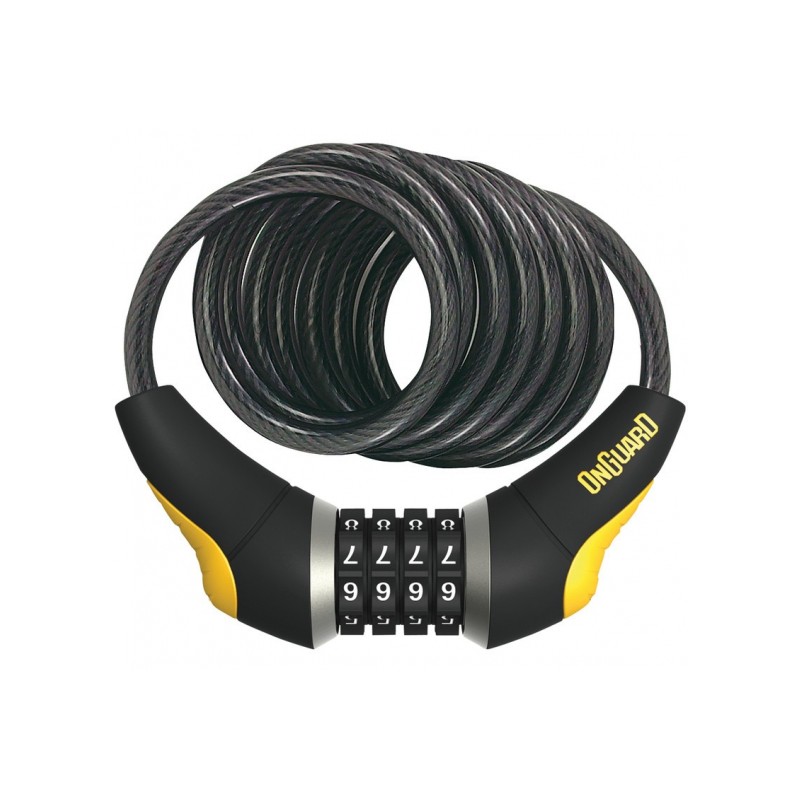 ANTIVOL SPIRAL ONGUARD DOBERMAN COMBINAISON 185CMx10MM - 8032 - 7290001280324